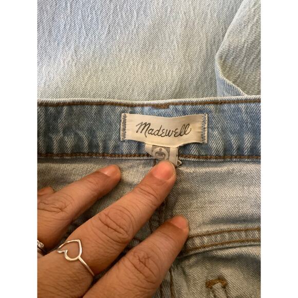 Madewell The Perfect Vintage Wide Leg Crop Jeans Sz 29 - Picture 3 of 5